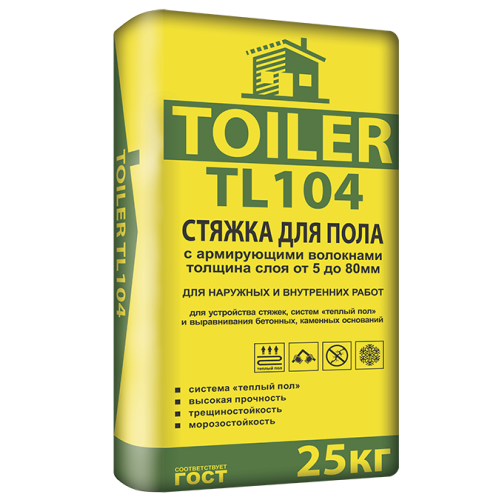 Стяжка для пола TOILER TL 104 25кг