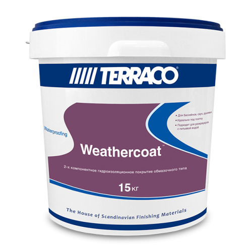 Гидроизоляция Terraco Weathercoat Комбо 15кг 